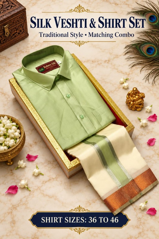 Pattu veshti & shirt