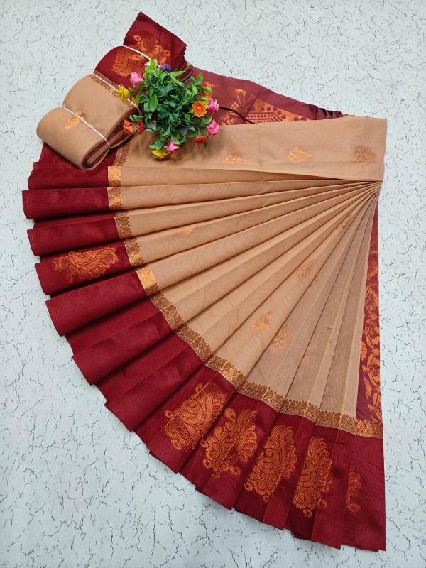 Uppada silk cotton saree