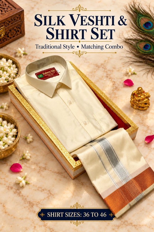 Pattu veshti & shirt