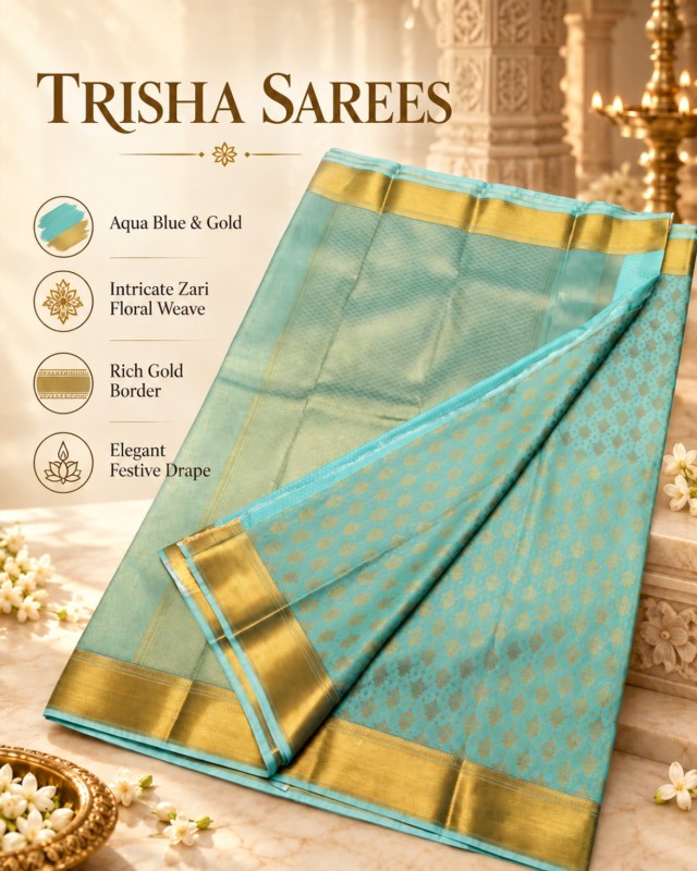 Trisha inspired saree